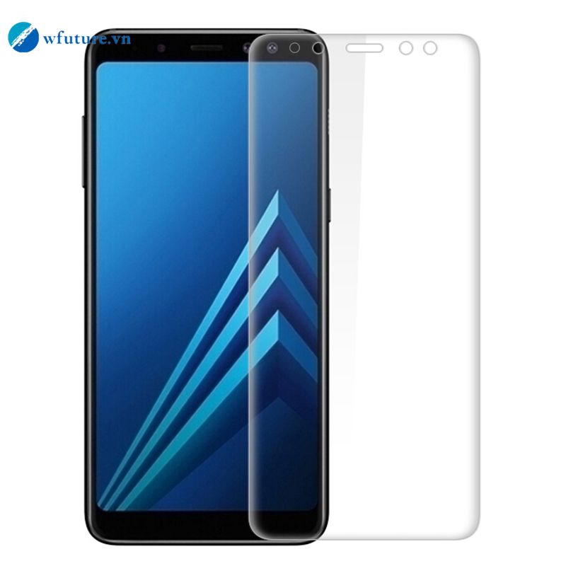 Anti-fingerprint Soft Full Cover Screen Protector for Samsung A8Plus 2018