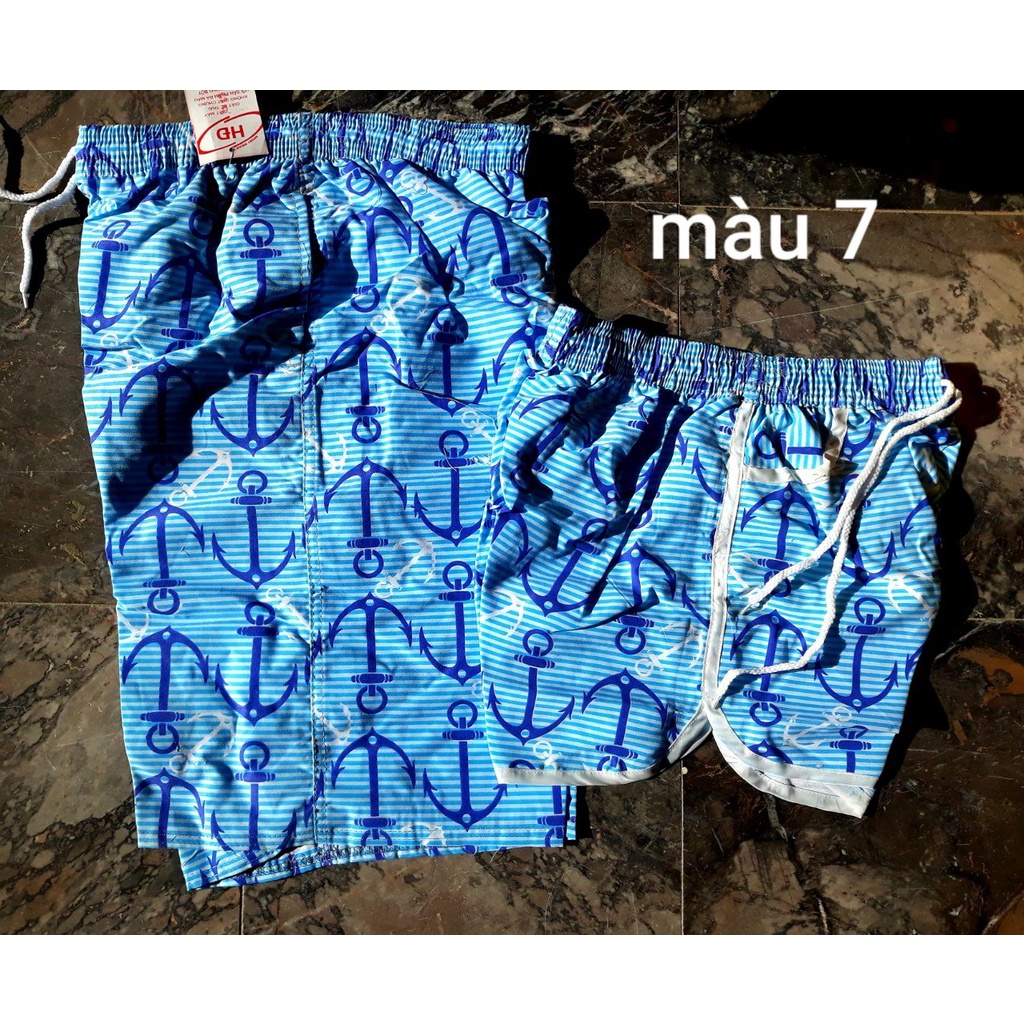 Quần đôi đi biển  nhiều màu
