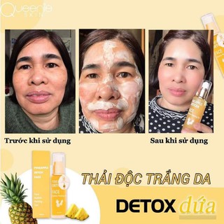 DETOX THẢI ĐỘC DỨA CO2 DÀNH CHO FACE( MẶT)