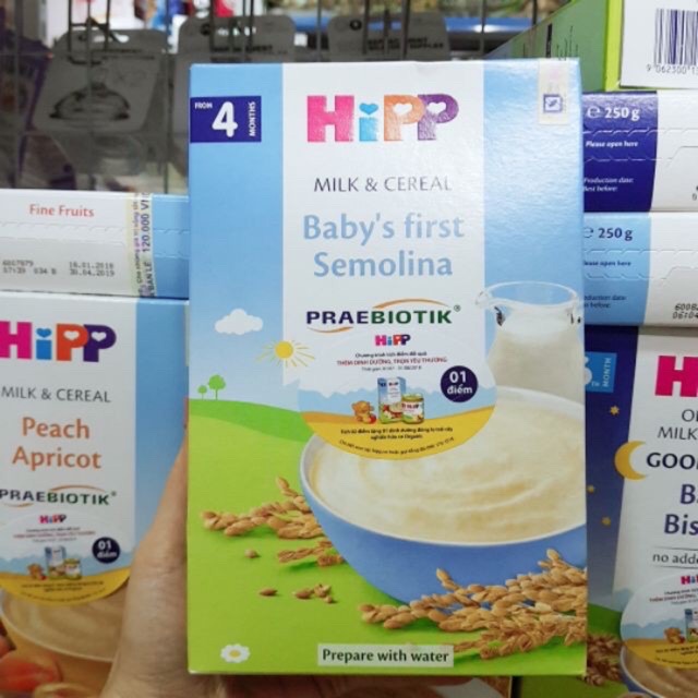 Bột Hipp gạo sữa ( Dành cho bé từ 4tháng - 6 tháng )