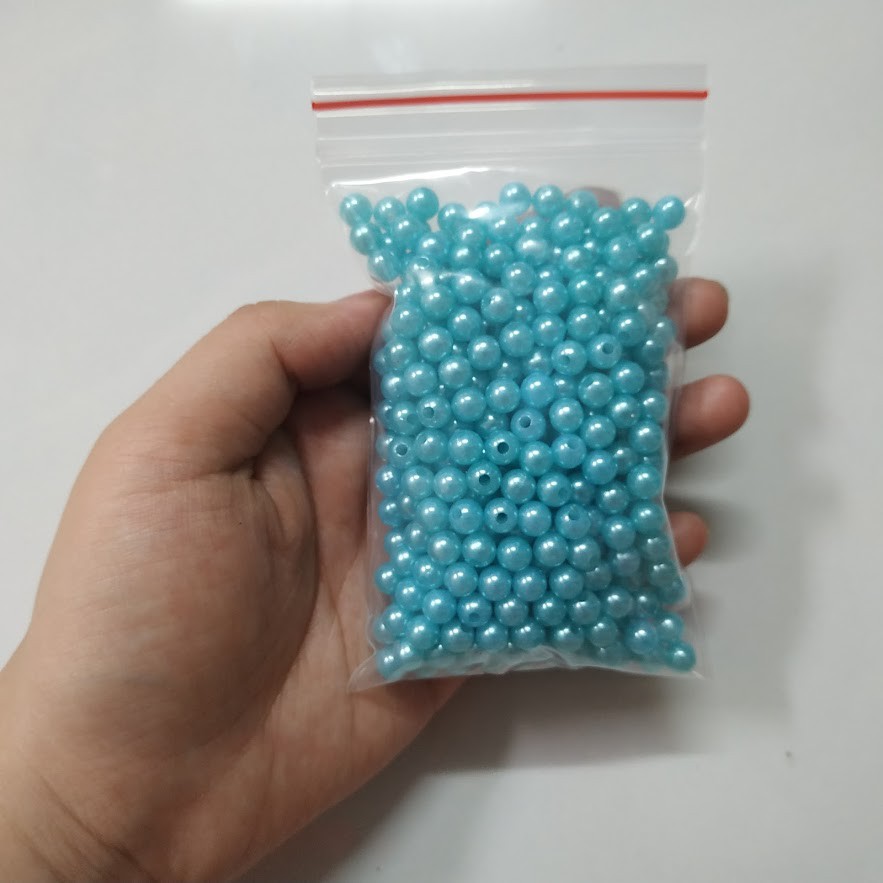 50gr hạt bẹt 6mm nhiều màu - Nguyên liệu làm vòng tay handmade giá rẻ