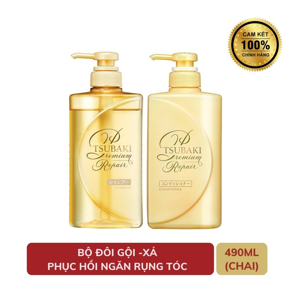 Bộ dầu gội xả Tsubaki Vàng, Xanh, Đỏ và Mặt nạ ủ tóc Tsubaki Phục hồi ngăn rụng tóc - CHÍNH HÃNG | BigBuy360 - bigbuy360.vn