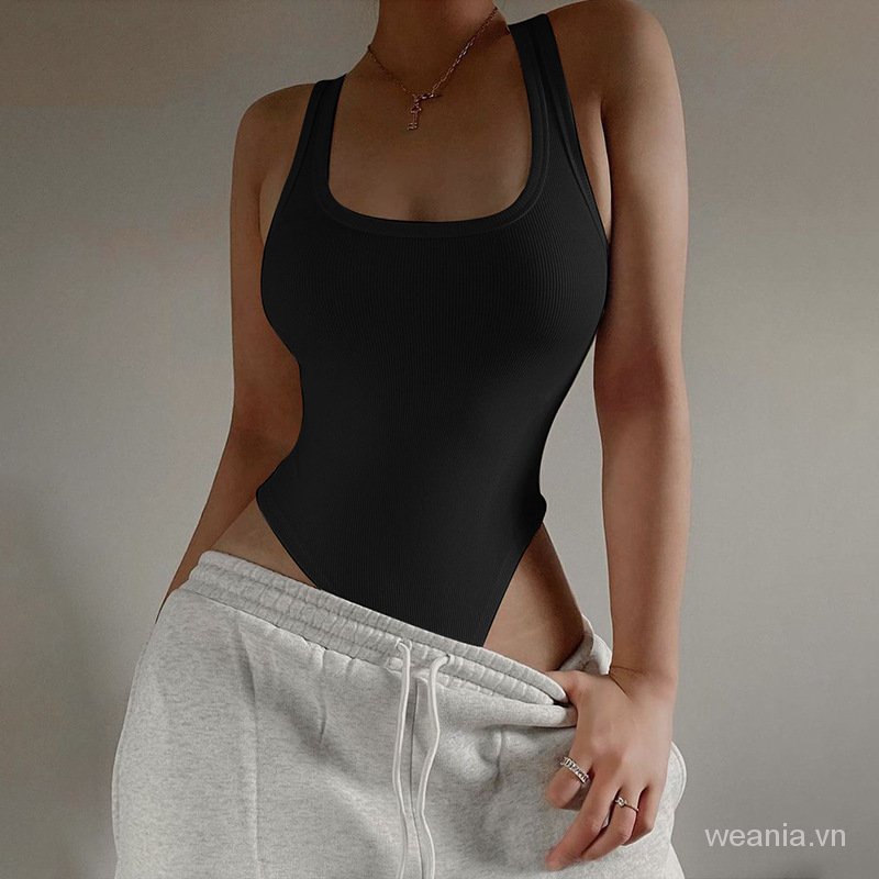 Bodysuit Thể Thao Sát Nách Màu Trơn | BigBuy360 - bigbuy360.vn