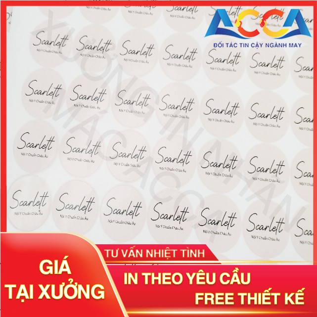 500 cái sticker_In Sticker_In Tem dán decal_In theo yêu cầu