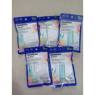(Combo 5 ) combo 5 bịch tăm nhựa nha khoa nhật bản cao cấp bịch 120 cây