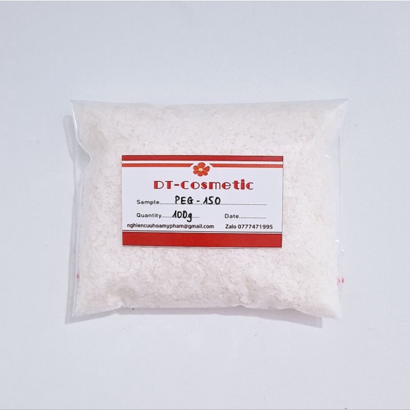 100g PEG-150 Distearate - Chất Tạo Đặc Cho Dầu Gội, Sữa Tắm - Nguyên Liệu Mỹ Phẩm