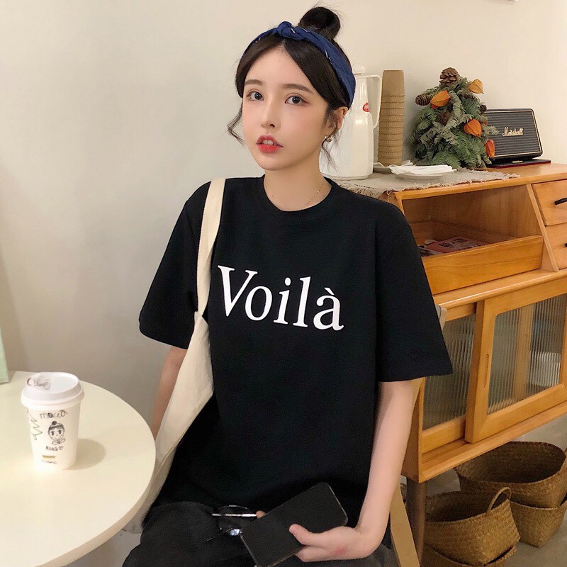 [ HÀNG ĐẸP ] Áo Thun Freesize  Voilà Phong Cách Hàn Quốc_O2