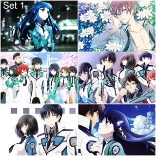 Bộ 6 Poster anime  Mahouka Koukou no Rettousei - Trường Học Phép Thuật (bóc dán) - A3,A4,A5