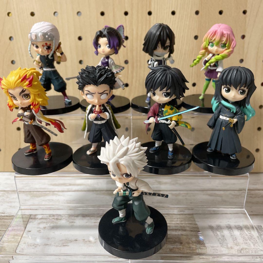 Mô hình chính hãng Kimetsu no Yaiba Hashira Set - Qposket Petit BANDAI