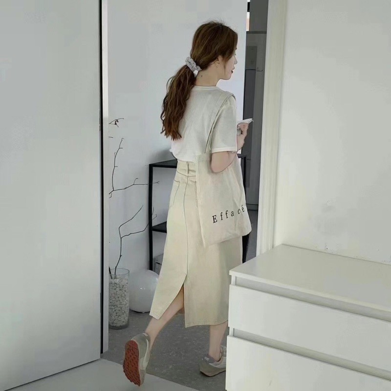 [Mã FADIRECT20 giảm 20K đơn 150K] Chân váy jeans dáng midi | BigBuy360 - bigbuy360.vn