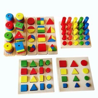 Bộ giáo cụ Montessori 8 món loại 1 cho bé