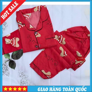 🎁SALE XẢ 🎁 Bộ Pijama Tay Ngắn Quần Dài Cao Cấp⚡⚡ HOTTREND⚡⚡ Size 40-60Kg