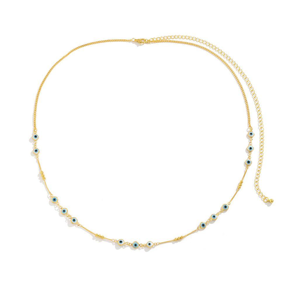 Chuỗi Dây Đeo Thắt Lưng Trang Trí Hình Mắt Quỷ 1 Thời Trang Đi Biển Quyến Rũ