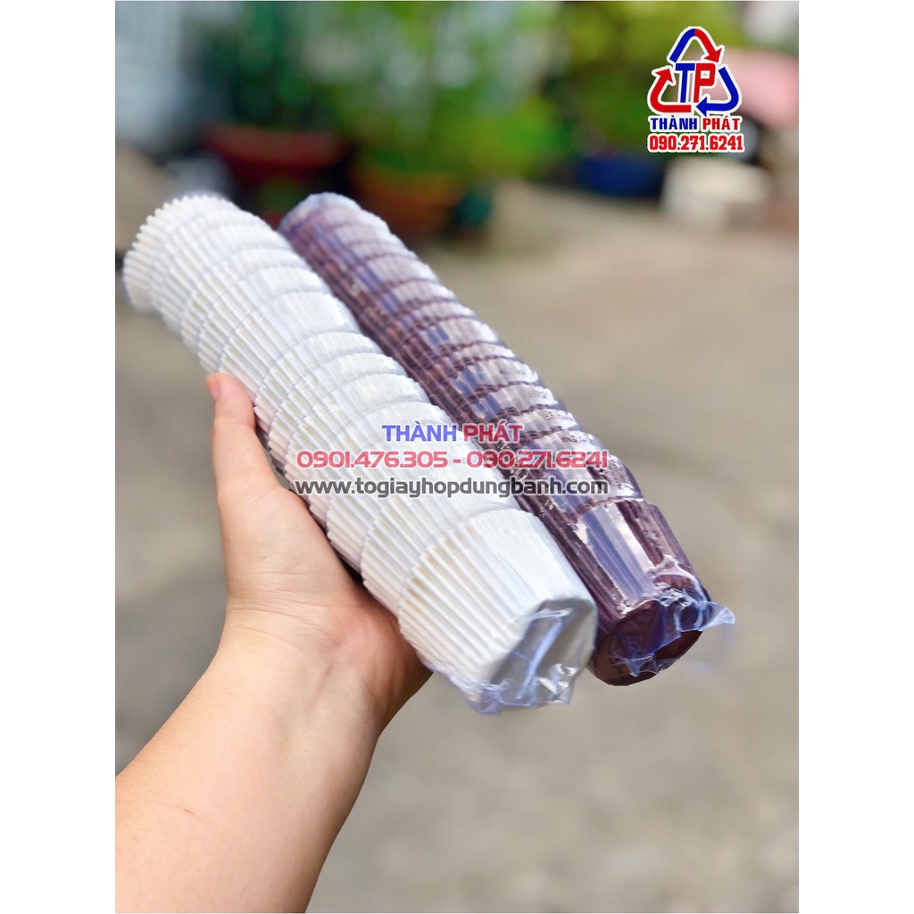 350 Cup mềm 12cm lót bánh crep sầu riêng, bông lan trứng muối nhỏ, mochi
