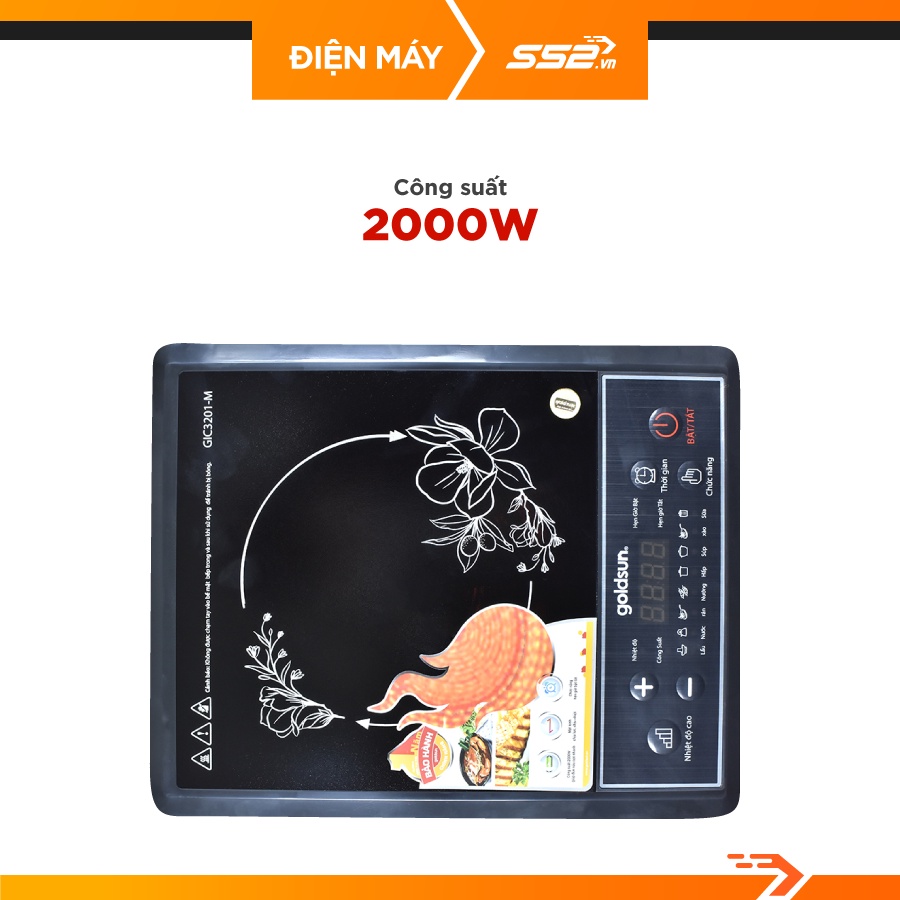 Bếp điện từ goldsun GIC3201-M- Hàng Chính Hãng
