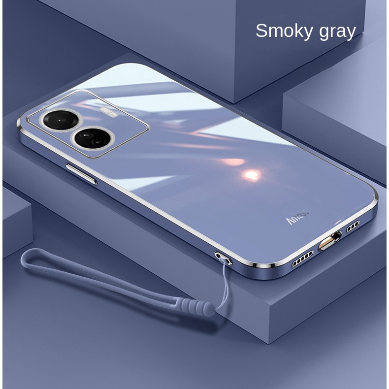 Ốp Điện Thoại TPU Mềm Viền Thẳng 6D Cho VIVO T1 Pro 5G T1 5G X7 X6 Pro S1 Pro