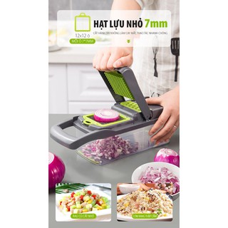 Dụng cụ cắt lát trái cây rau củ gọt vỏ khoai tây/cà rốt thái hạt lựu dễ sử dụng
5.0
