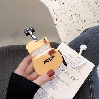 Vỏ Đựng Bảo Vệ Hộp Sạc Tai Nghe Airpods 1 / 2 Hình Đàn Guitar