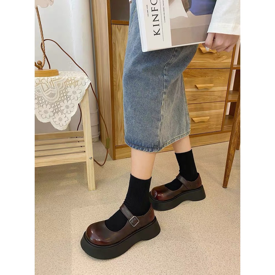 (SẴN 38) GIÀY ULZZANG BÍT MŨI ĐẾ CAO 8CM SIÊU ĐẸP - ORDER 10 NGÀY | BigBuy360 - bigbuy360.vn