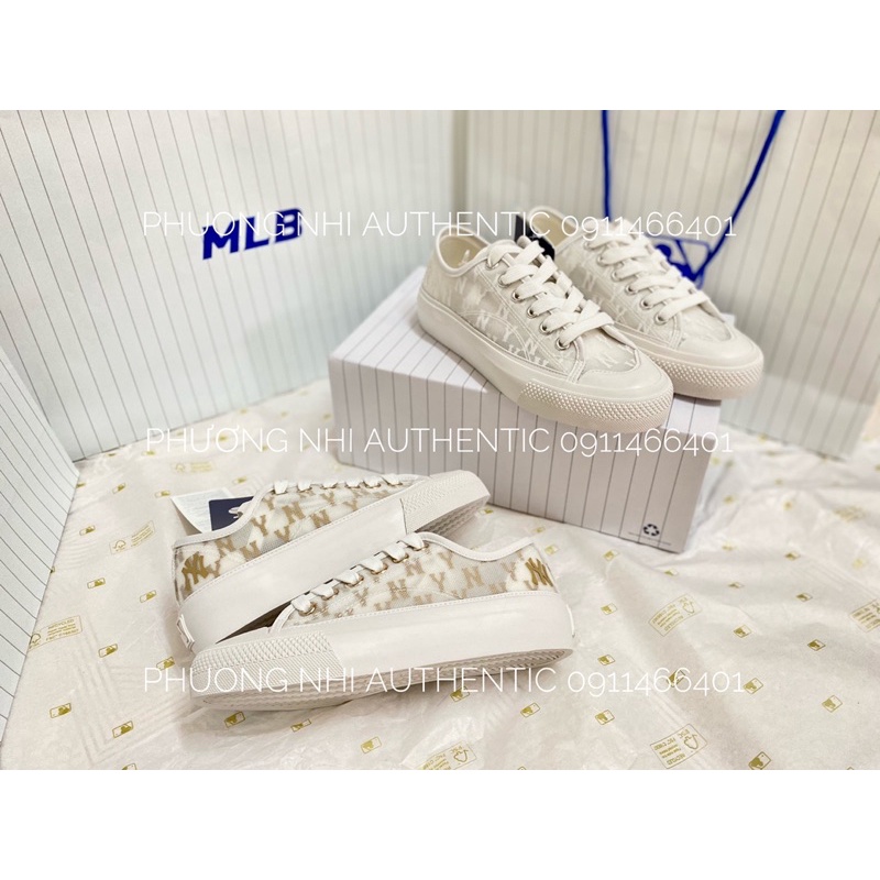 Giày MLB Playball Monogram Mesh chính hãng full box tag