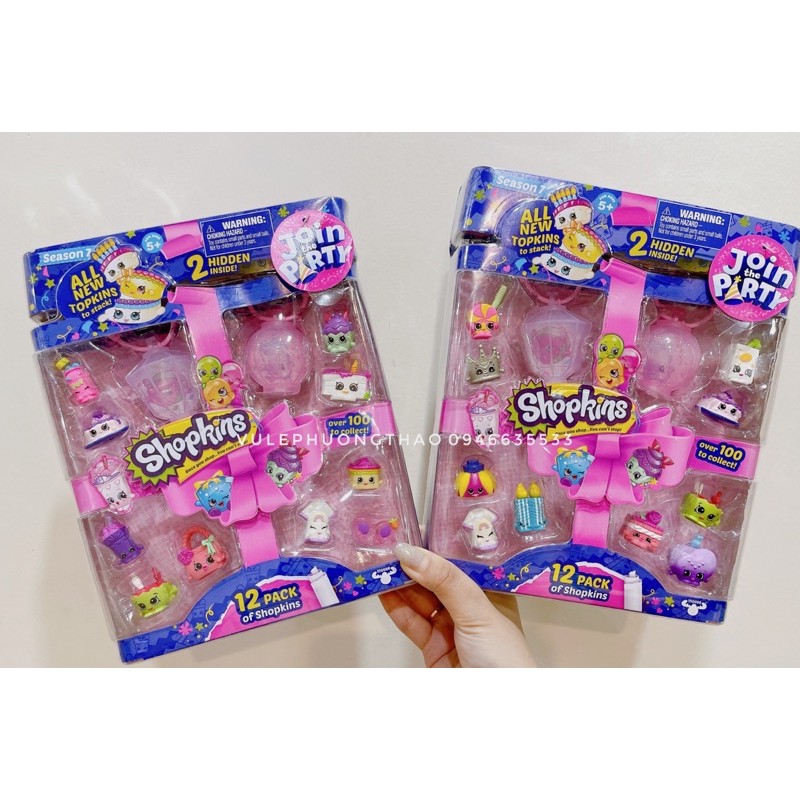 Bữa Tiệc Shopkins fullbox chính hãng