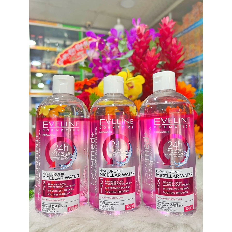 Nước Tẩy Trang Eveline Facemed 400ML Dành Cho Da Khô Và Nhạy Cảm