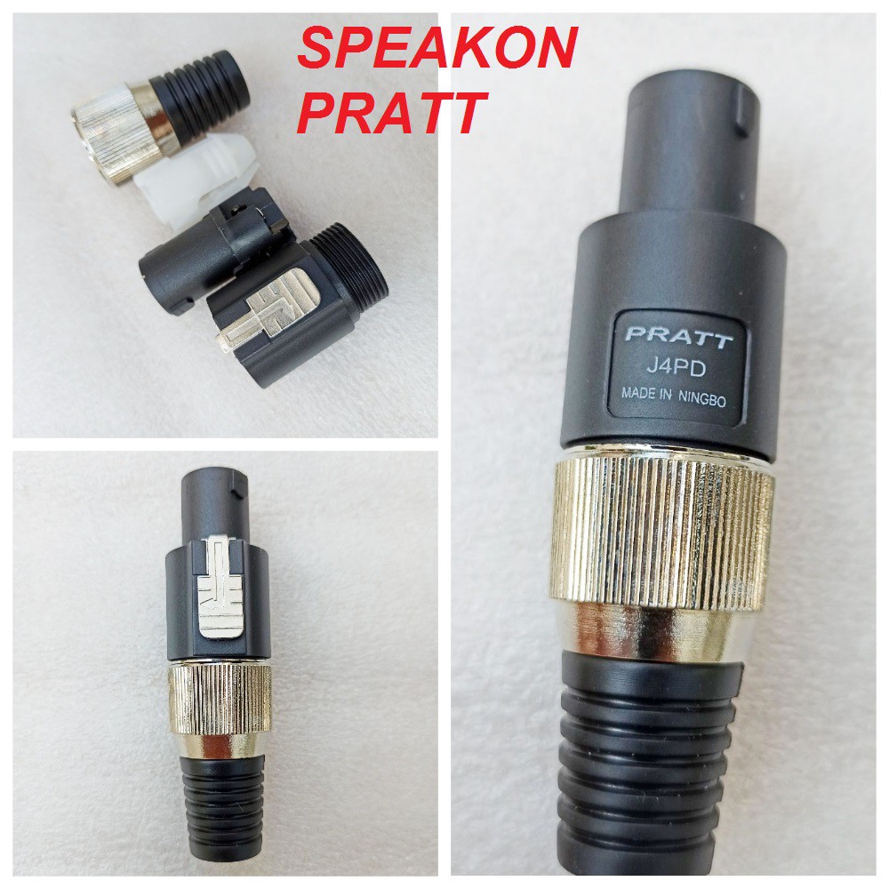 Jack loa Speakon PRATT hàng chuẩn đẹp