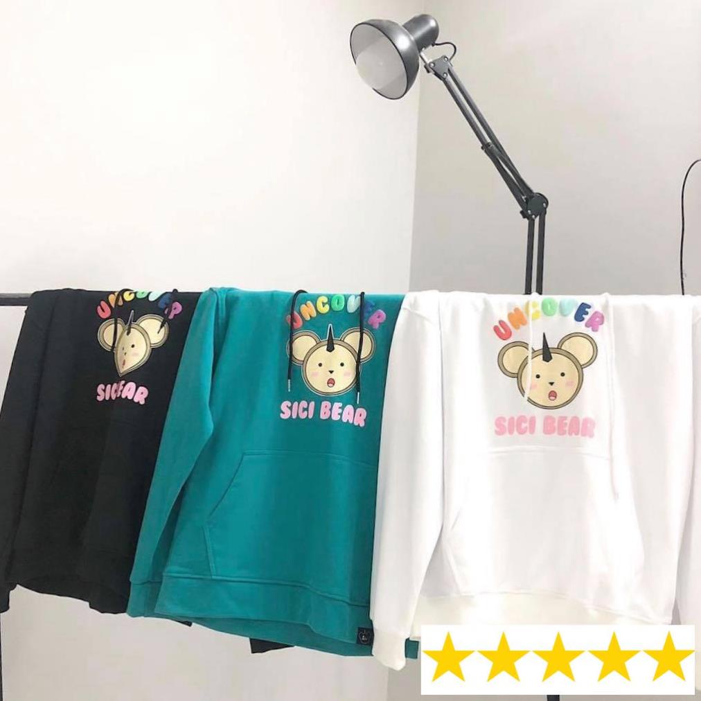Áo hoodie Sici Uncover Full tag nam nữ 3 màu áo khoác nỉ hoodie uncover basic unisex