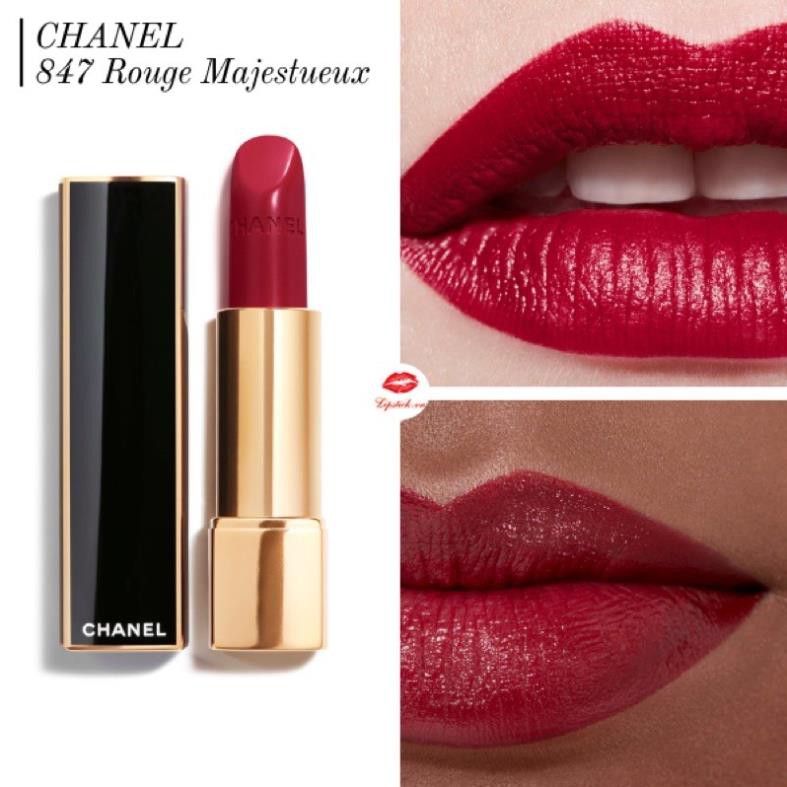Son Chanel 847 Rouge Majestueux – Màu Đỏ lạnh đậm | BigBuy360 - bigbuy360.vn