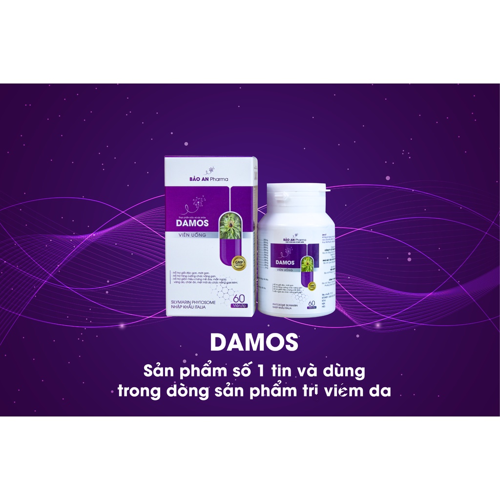 Damos - Hỗ trợ tăng cường chức năng gan