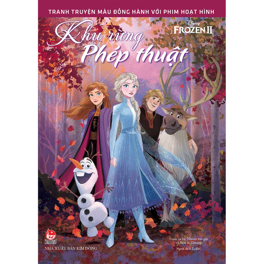 Sách - Frozen 2 - Khu rừng phép thuật (tặng kèm Postcard)