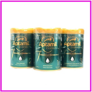 Sữa hữu cơ aptamil essensis organic a2 protein milk úc đủ số 1 2 3, 900gr chuẩn hàng air.