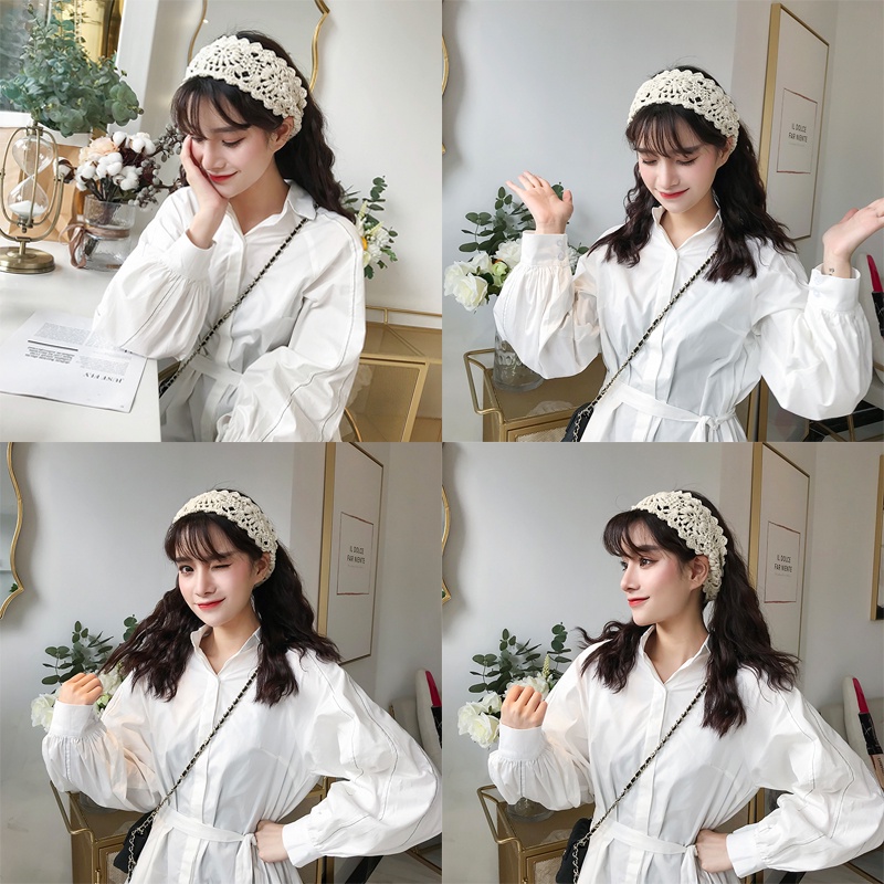 Băng đô len LEVAO ngọt ngào thời trang cho nữ