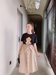 ❤️ SET ÁO THUN GẤU+CHÂN VÁY
