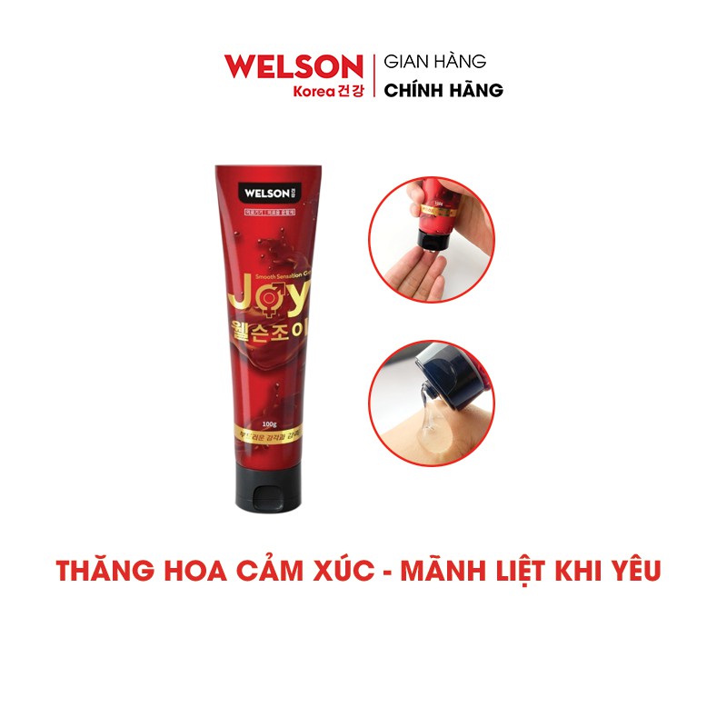 GEL BÔI TRƠN GỐC NƯỚC GIẢM KHÔ RÁT WELSON JOY 100G