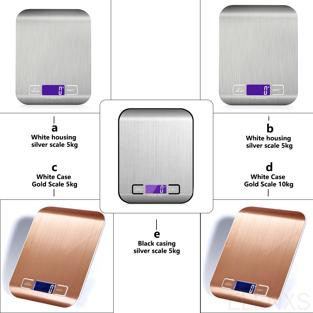 Cân thực phẩm kỹ thuật số cao cấp chất liệu thép không gỉ đa năng dùng nấu ăn cho nhà bếp