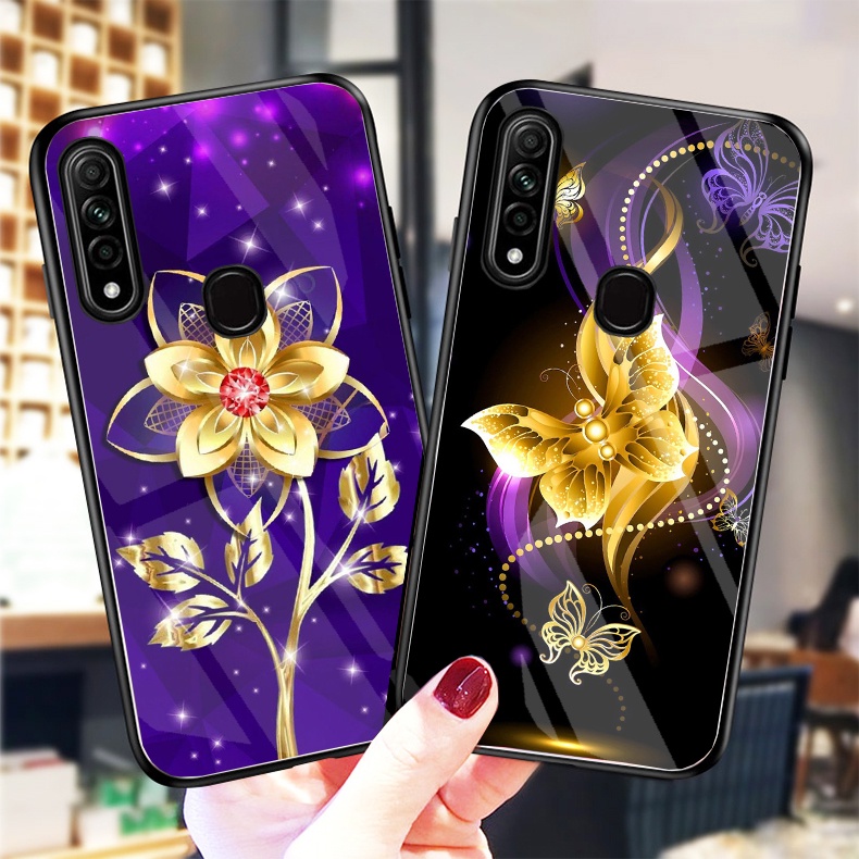 Ốp Lưng OPPO A31 Ốp kính bóng cao cấp mới nhất