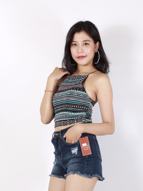 ÁO CROPTOP YẾM XUẤT KHẨU XỊN A024