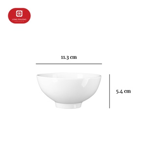 Bát cơm 4.4" - Chén ăn cơm bằng sứ trắng - Bộ đồ bàn ăn cao cấp Sứ Long Phương
