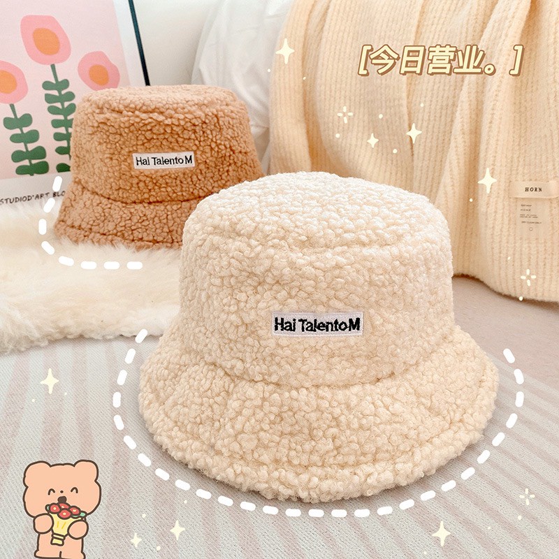 Mũ Bucket Nón Tai Bèo Vành Cụp Nón Lông Cừu Xù 384 Nhiều Màu Sắc Ulzzang Form Unisex Nam Nữ