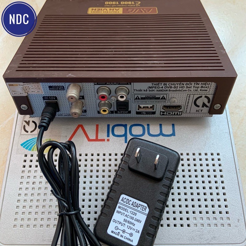 Nguồn 12V-2A 5.5x2.5mm  TVBox, Camera, Router, Modem