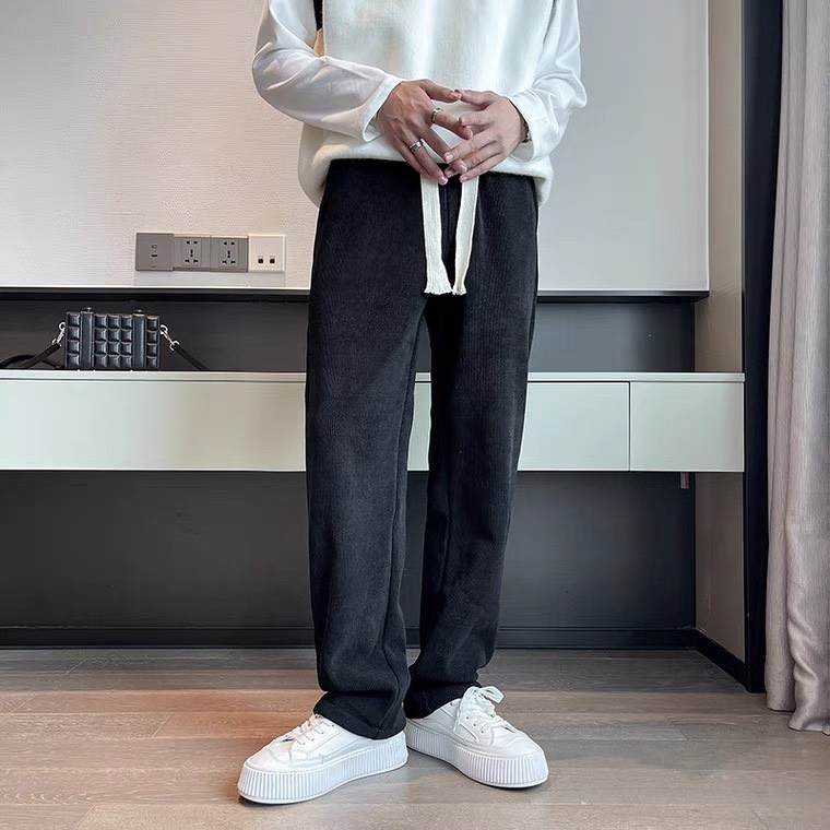 Quần Ống Rộng Nam Nữ Dây Rút Cạp Cao Phong Cách ULZZANG - Kiểu Dáng Unisex Cá Tính | BigBuy360 - bigbuy360.vn