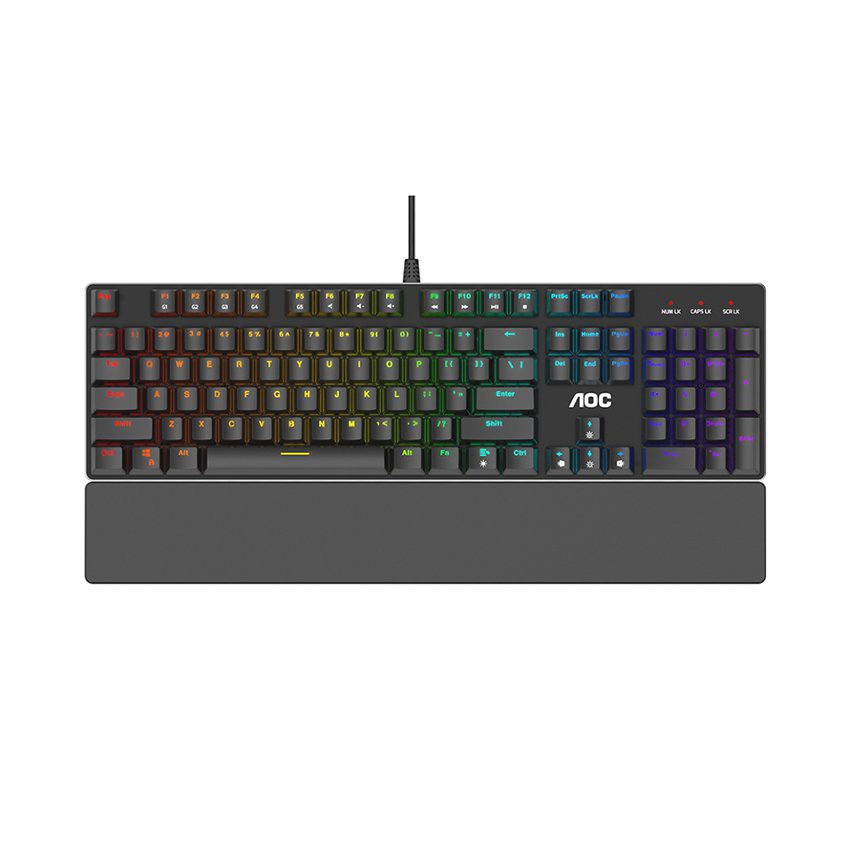 Bàn phím cơ AOC GK500 RGB Outemu Blue Switch Gaming (GK500/74) (hàng chính hãng) | BigBuy360 - bigbuy360.vn