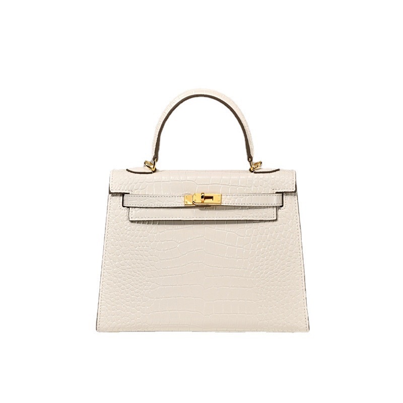 [ Full box ] Túi Xách công sở Nữ HM Da rắn size 25 Khoá mạ vàng siêu thời trang-Newtuixchnu