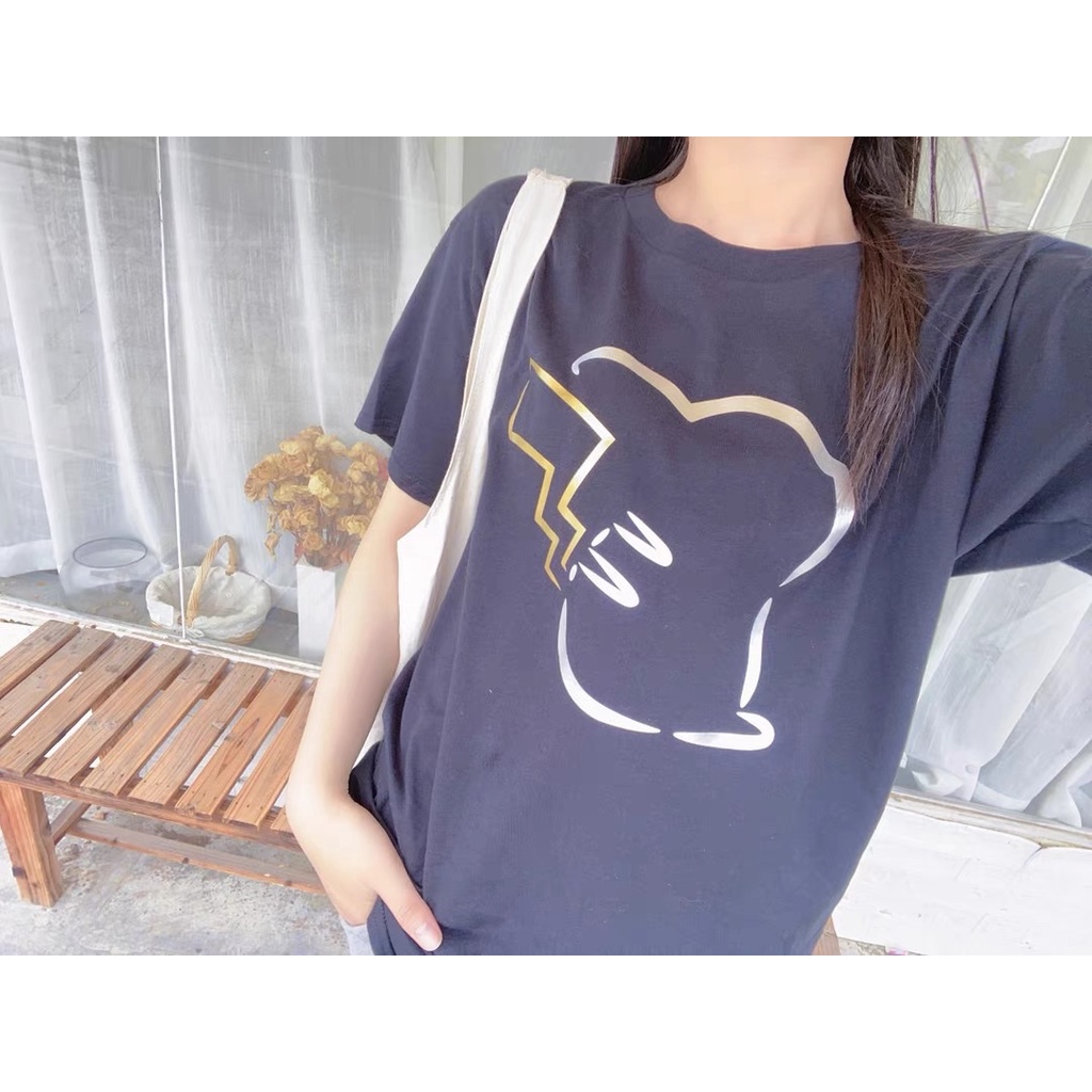 Áo phông nam nữ pikachu áo phông nam nữ tay lỡ aophongfromrong unisex AE-110