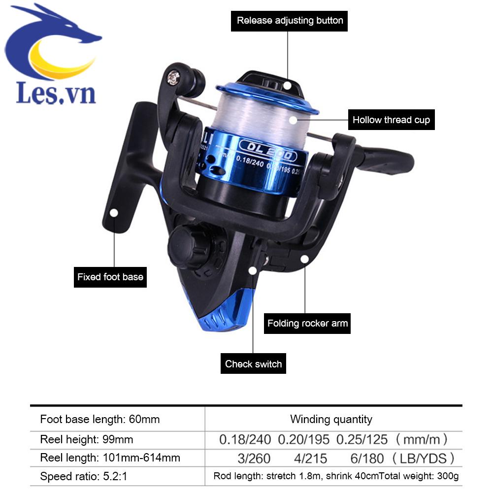 Bộ Cần Câu Cá Đầy Đủ Phụ Kiện