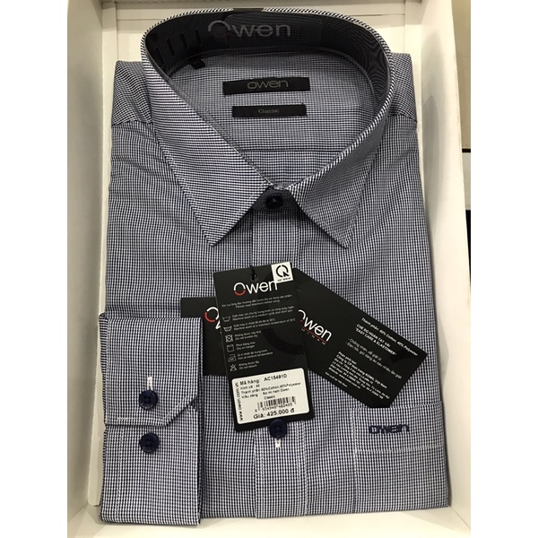 Sơ mi Owen dài tay sale 30% phom Classic