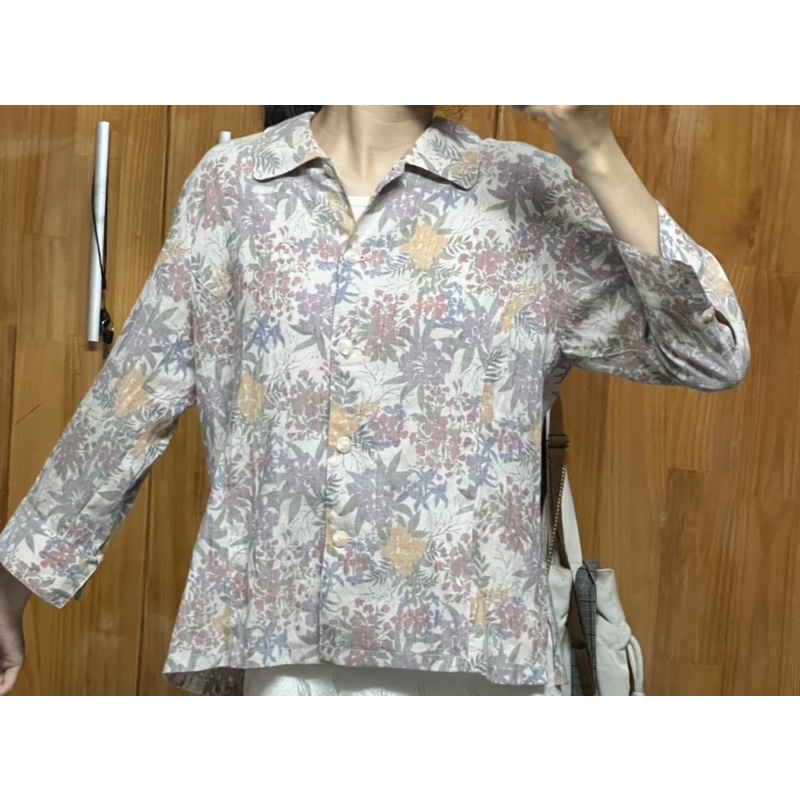 Áo sơ mi hoa vintage Nhật | A46