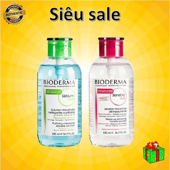 Nước Tây Trang Bioderma 500ml chuẩn chính hãng NNT Beauty