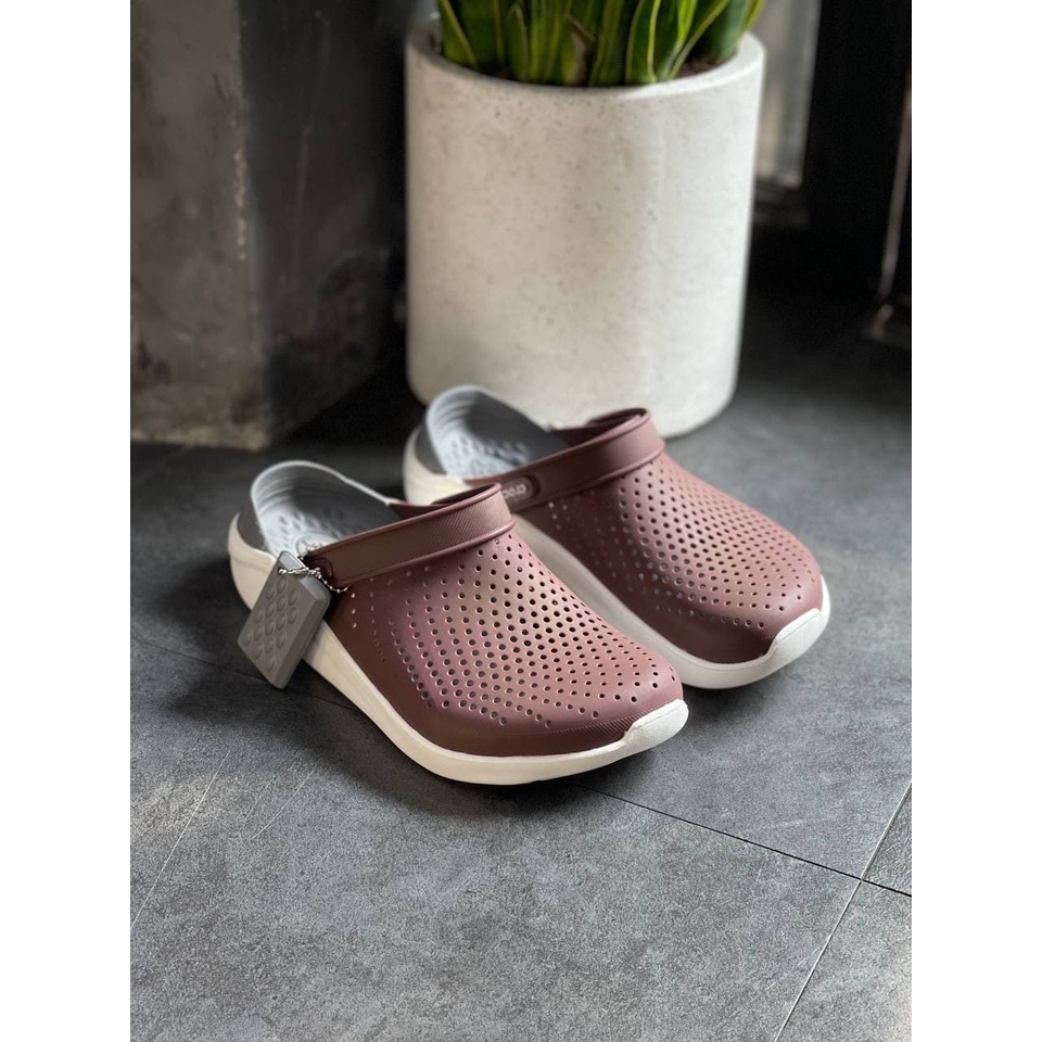 Dép Cross Đẹp, Dép Sục Nữ Literide Clog Đi Mưa Cao Cấp - Sấu Vui Vẻ